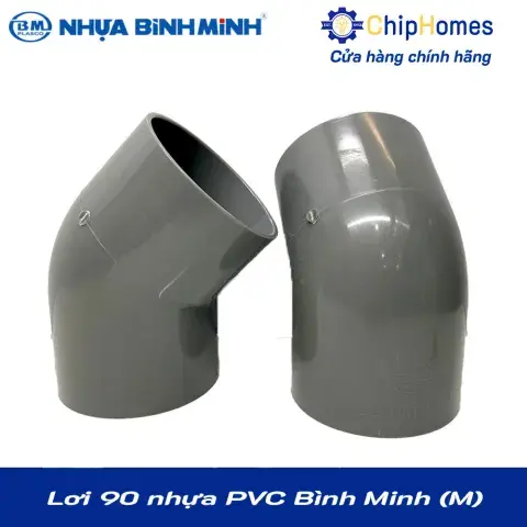 Lơi 90 nhựa PVC Bình Minh - Loại Mỏng