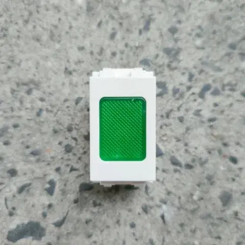 Hạt Đèn Báo Xanh Sino Vanlock - S18CCNGN