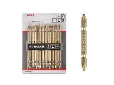 Bộ mũi vặn vít PH2x110mm Bosch 2608521043 (10 cây)