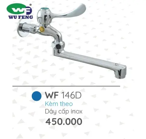 Vòi Rửa Chén Lạnh Gắn Tường Xoay 360 Độ WuFeng WF-146D
