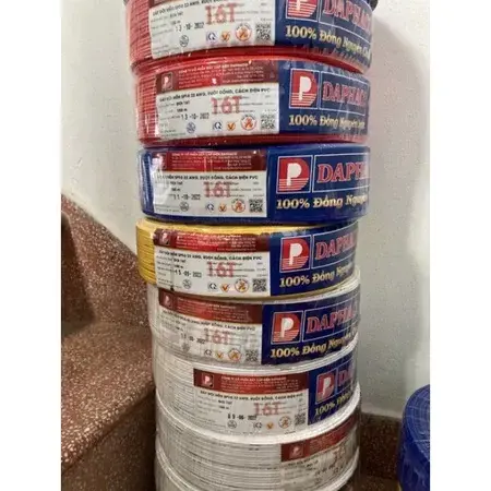 Dây Điện Đôi Mềm Daphaco VFF 2x0.32mm (Cuộn 100m)