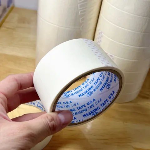 Combo 3 Cuộn Băng Keo Giấy Masking Tape 2cm và 4.6cm Chống Lem Sơn