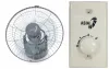 Quạt Trần Đảo Asia X16001 Hộp Số 55W Màu Xám Chính Hãng