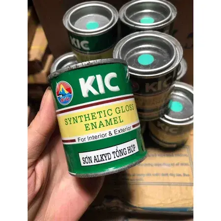 Sơn Alkyd Tổng Hợp KIC - Lon Nhỏ 70g