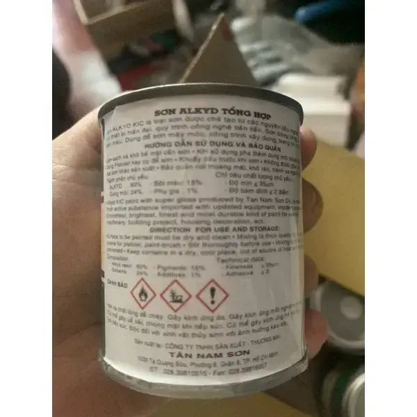 Sơn Alkyd Tổng Hợp KIC - Lon Nhỏ 70g