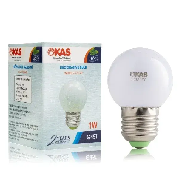 Bóng đèn LED tròn G45 SOPOKA 1W chính hãng
