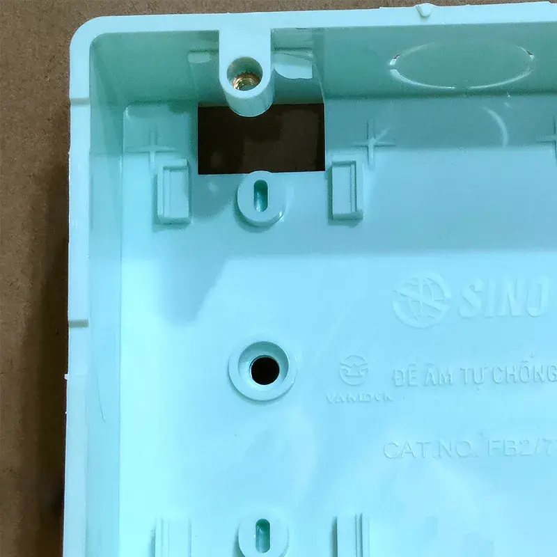 Đế âm đôi tự chống cháy Sino S2157/D