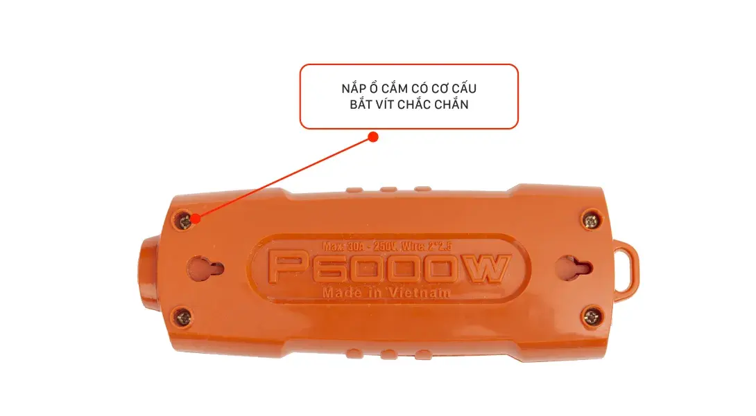 Ổ cắm Sopoka 3 ổ lõi sứ chống cháy 6000W