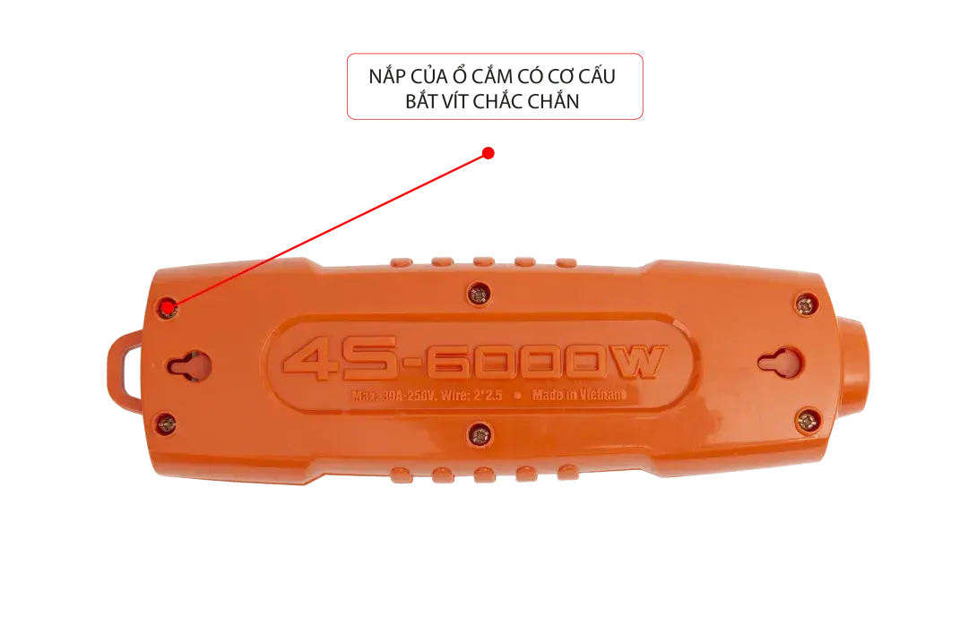 Ổ cắm siêu chịu tải Sopoka lõi sứ chống cháy 4S-6000W