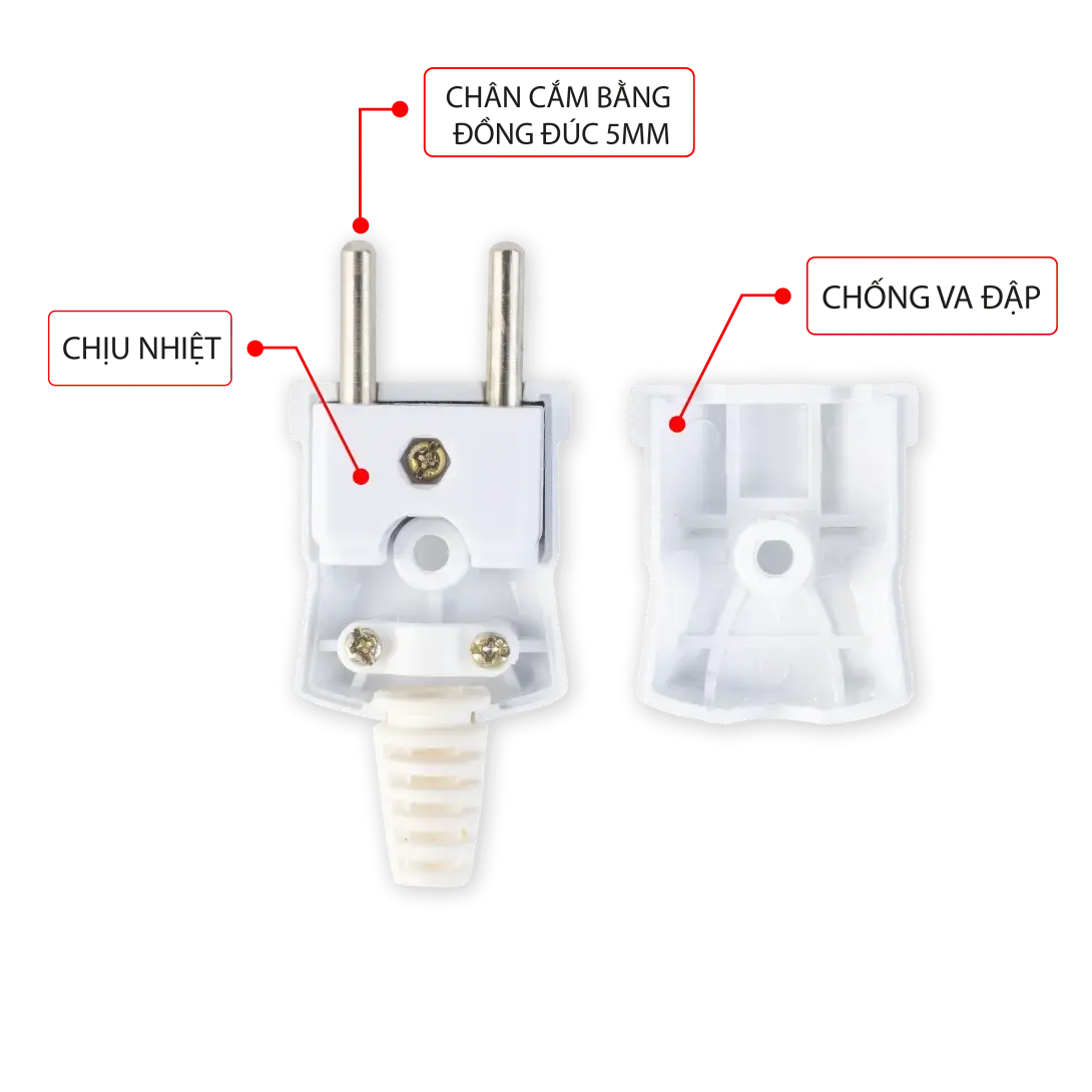Phích cắm siêu chịu tải Sopoka P3000WTH thân hẹp