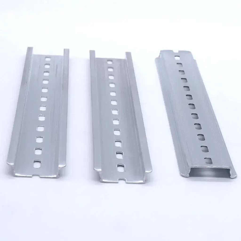 Thanh ray nhôm tủ điện, gắn aptomap (CB,MCB)