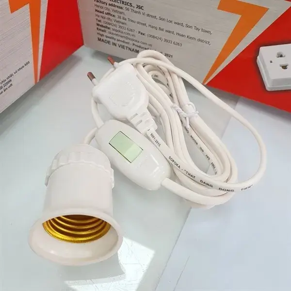 Bộ dây đui đèn LED liền công tắc SOPOKA (ĐS6/ĐS7)