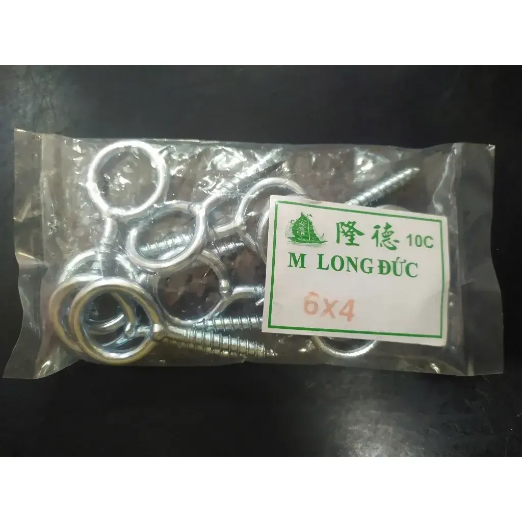 Vít khoen tròn treo móc Long Đức