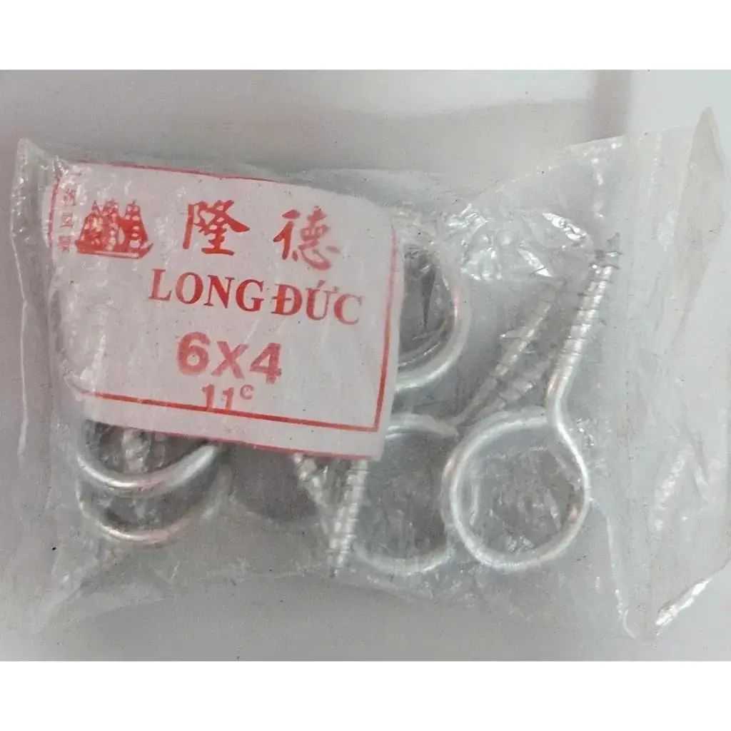 Vít khoen tròn treo móc Long Đức