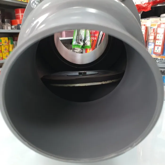 Van Nước 1 Chiều Lá Lật PVC Phi 90 Phi 114 Kim Phong
