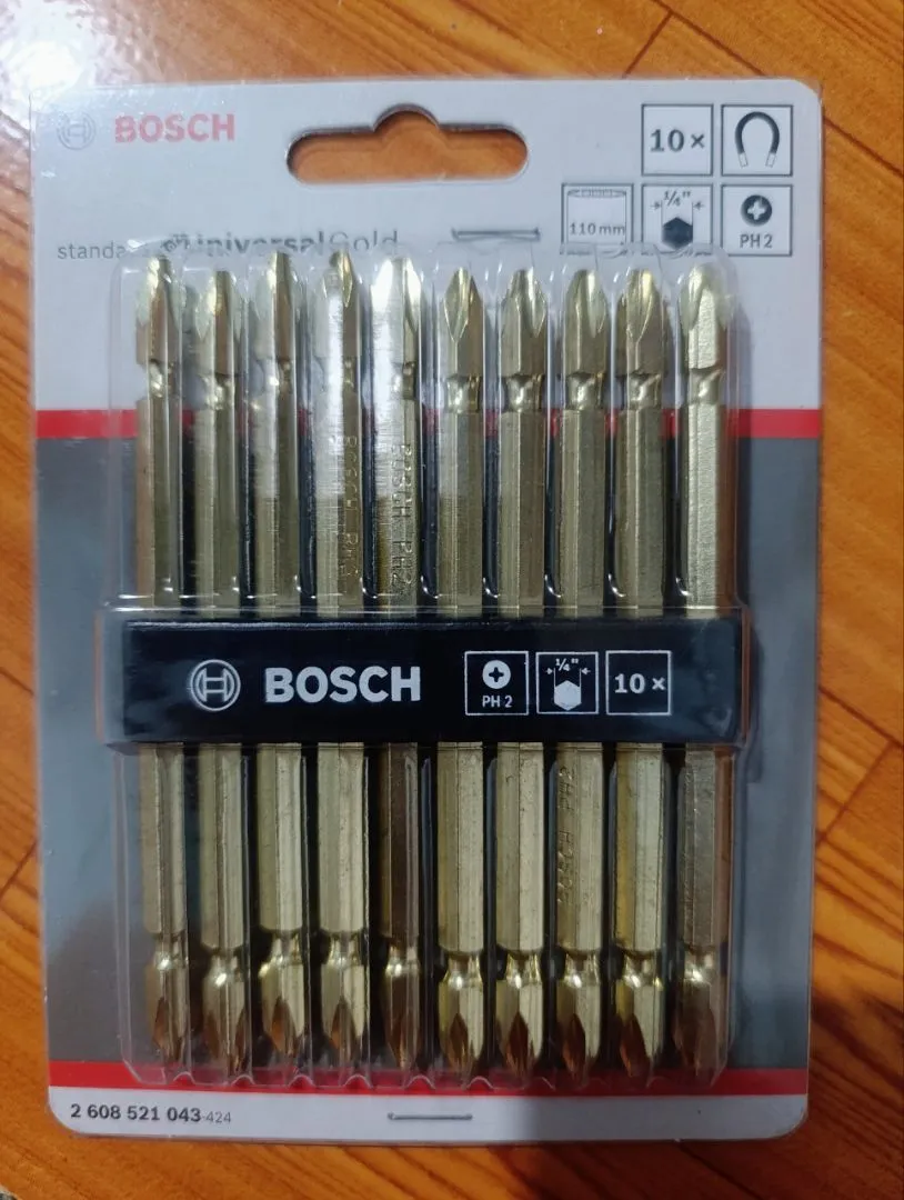 Đầu vặn vít ngắn và dài Bosch chính hãng, chất liệu thép cao cấp