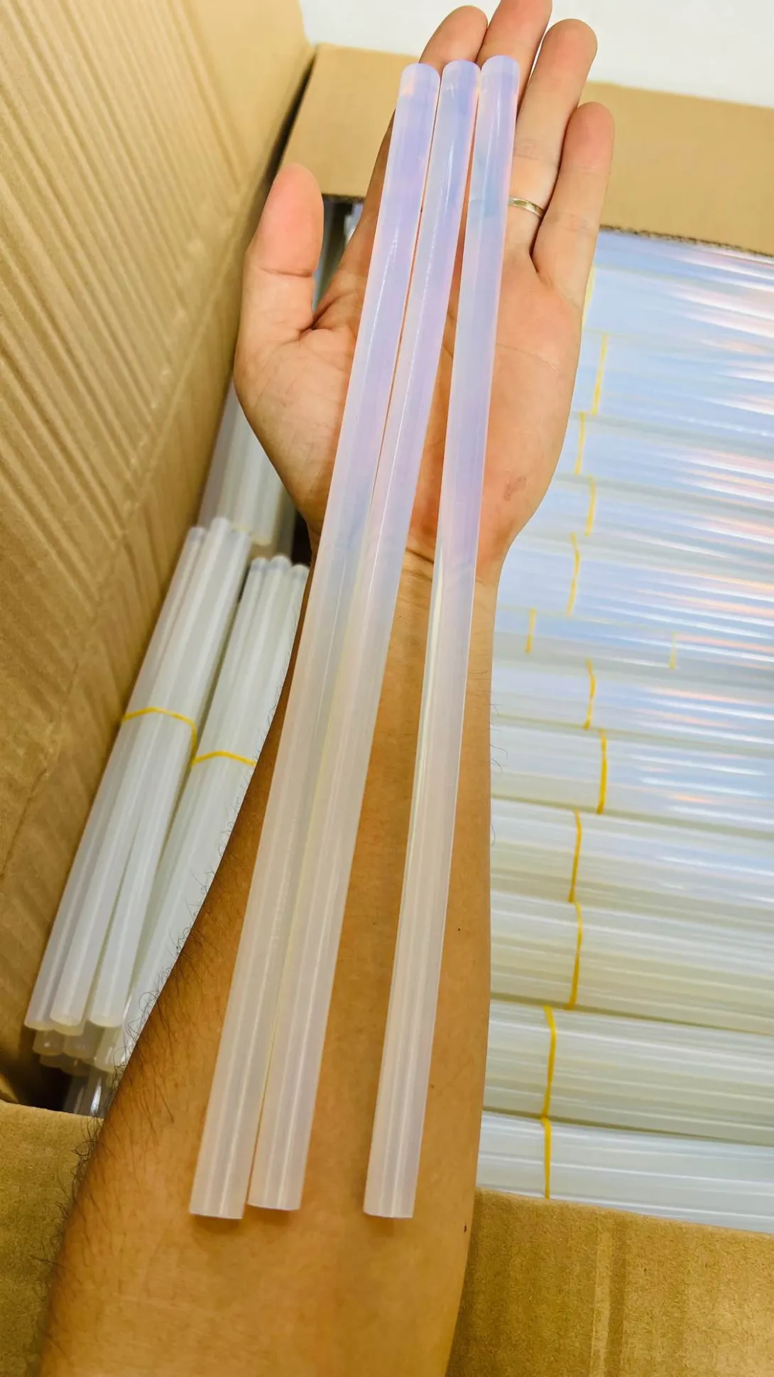Keo Nến To Siêu Lớn Đường Kính 11mm Dài 30cm Loại 1 Dán Đồ Thủ Công