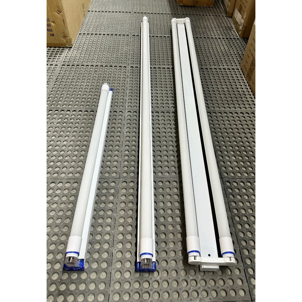 Máng Đèn Tuýp LED T8 0.6m và 1m2 Đơn Đôi Sơn Tĩnh Điện Cao Cấp