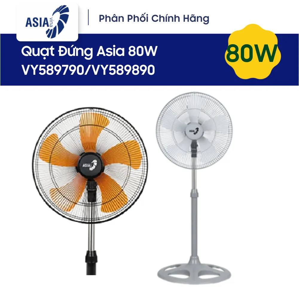 Quạt Đứng Bán Công Nghiệp Asiavina 80W VY589890 VY589790 Chính Hãng