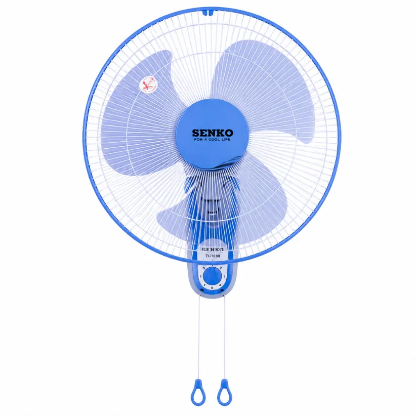 Quạt Treo Tường Senko TC1688 47W Cánh 39cm 2 Dây Giật Chính Hãng