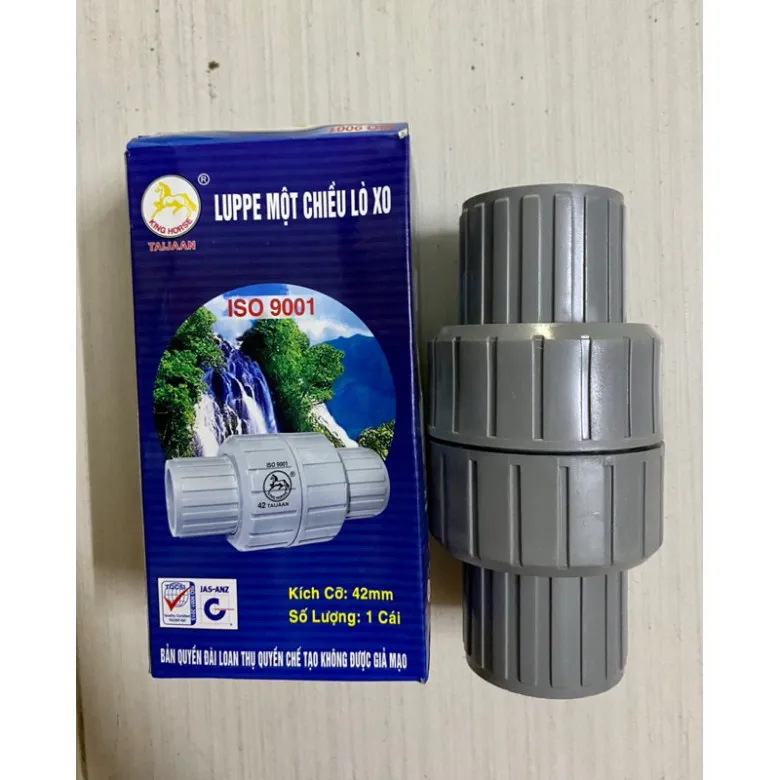 Van 1 Chiều Lò Xo Taijaan Nhựa PVC Phi 21 Đến 60